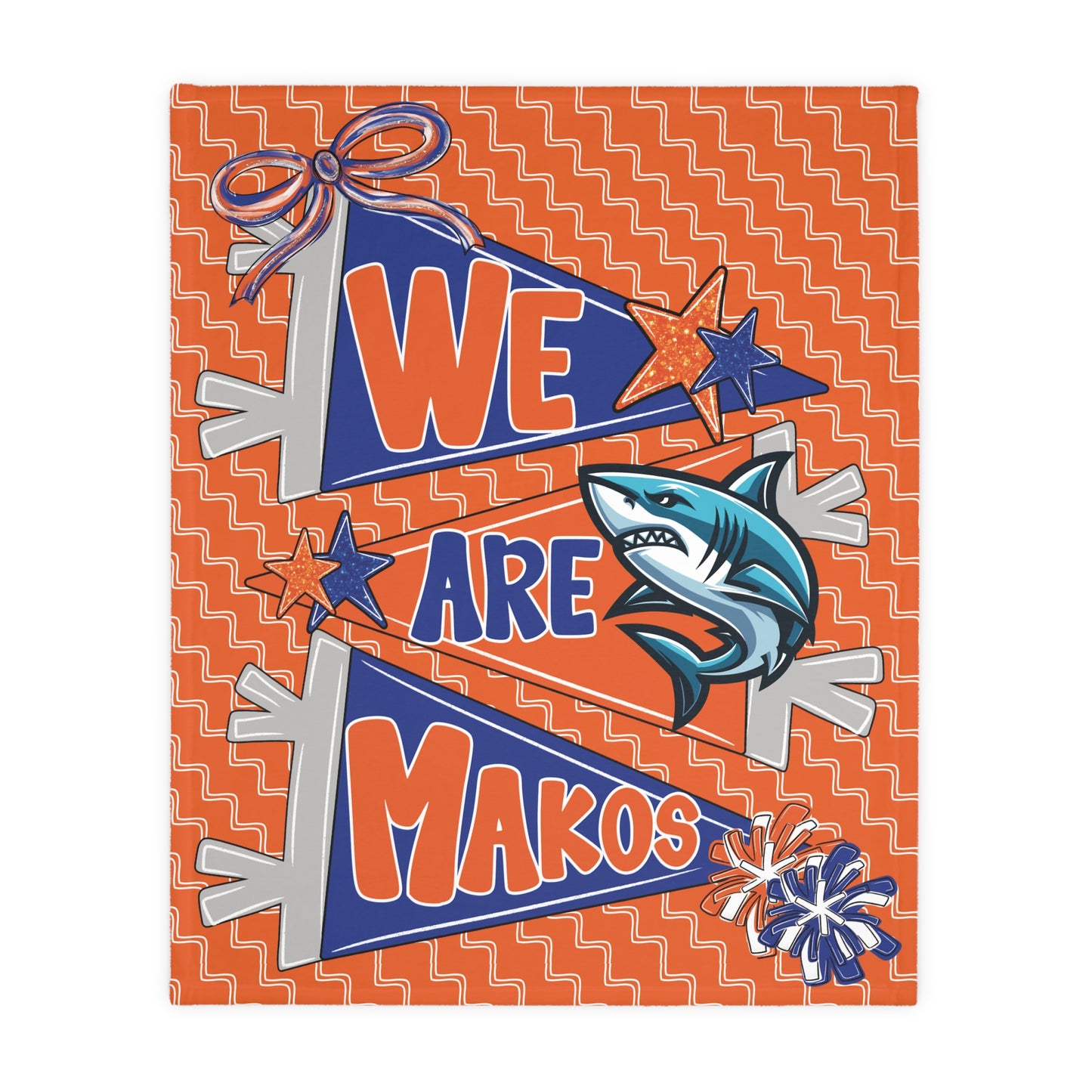 We Are Makos 2 Sided Plush Blanket