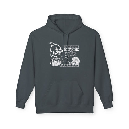 Dolphin Football Hoodie - Gildan