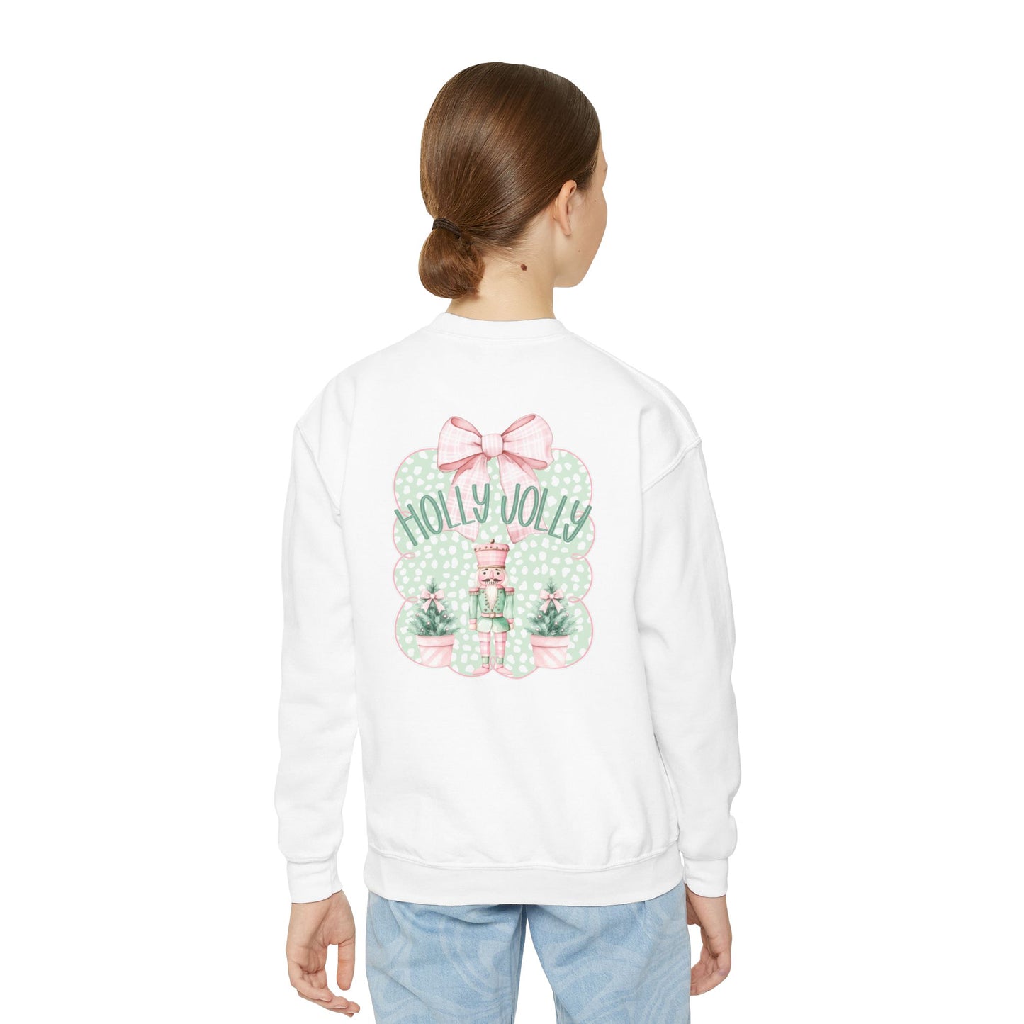 Youth Holly Jolly Nutcracker Sweatshirt - Gildan