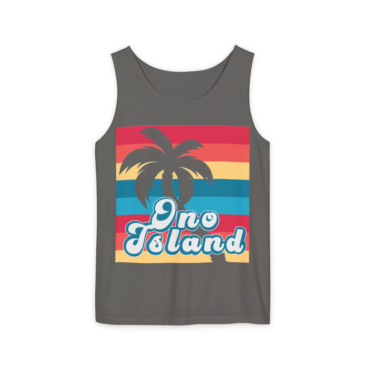 Ono Island Palm Unisex Tank Top