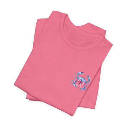 Adult Ono Island Preppy Crab T-Shirt - Bella Canvas