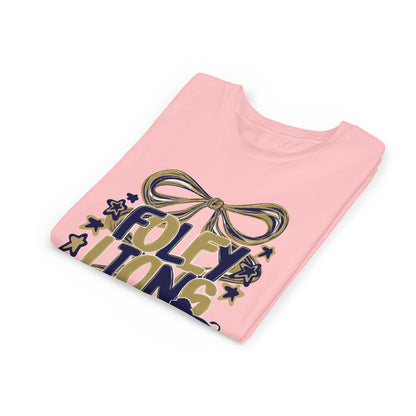 Youth Foley Lions Bow Tee - Bella Canvas