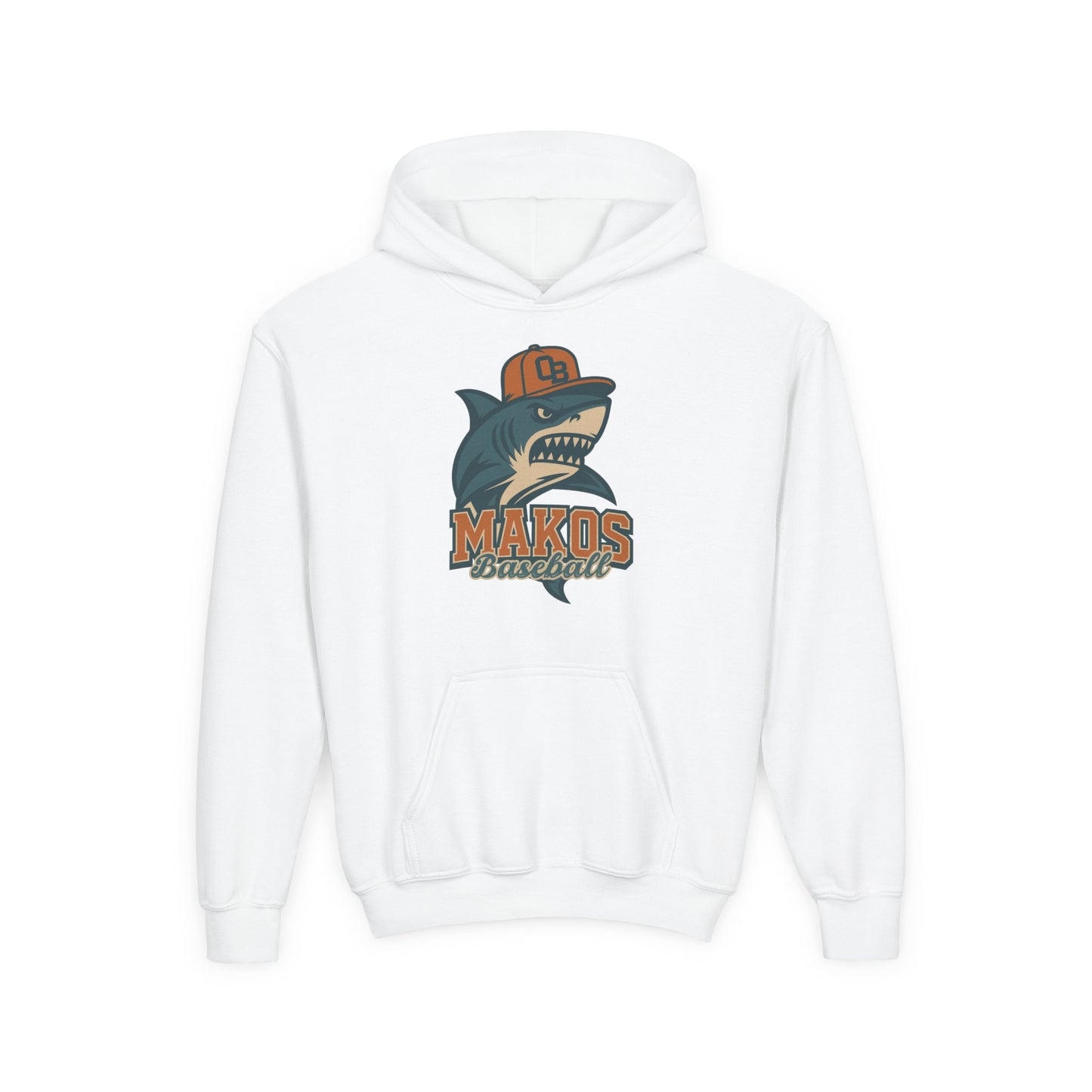 Makos Youth Baseball Hoodie - Gildan