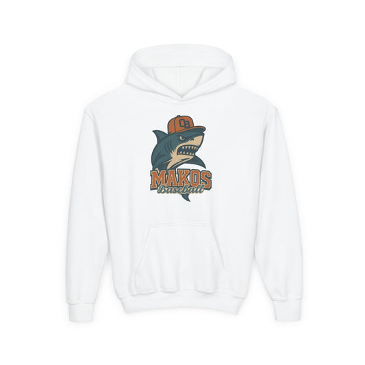 Makos Youth Baseball Hoodie - Gildan