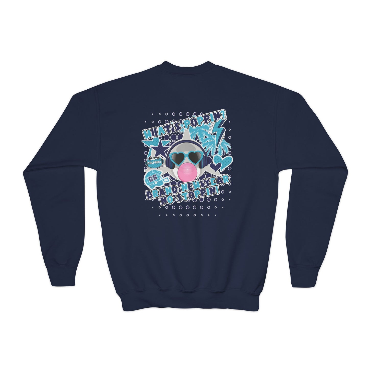 Youth GS Dolphins 'What's Poppin'?' Sweatshirt