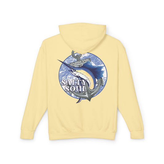 Adult Ono Island Salty Soul Pastels Hooded Sweatshirt - Comfort Colors