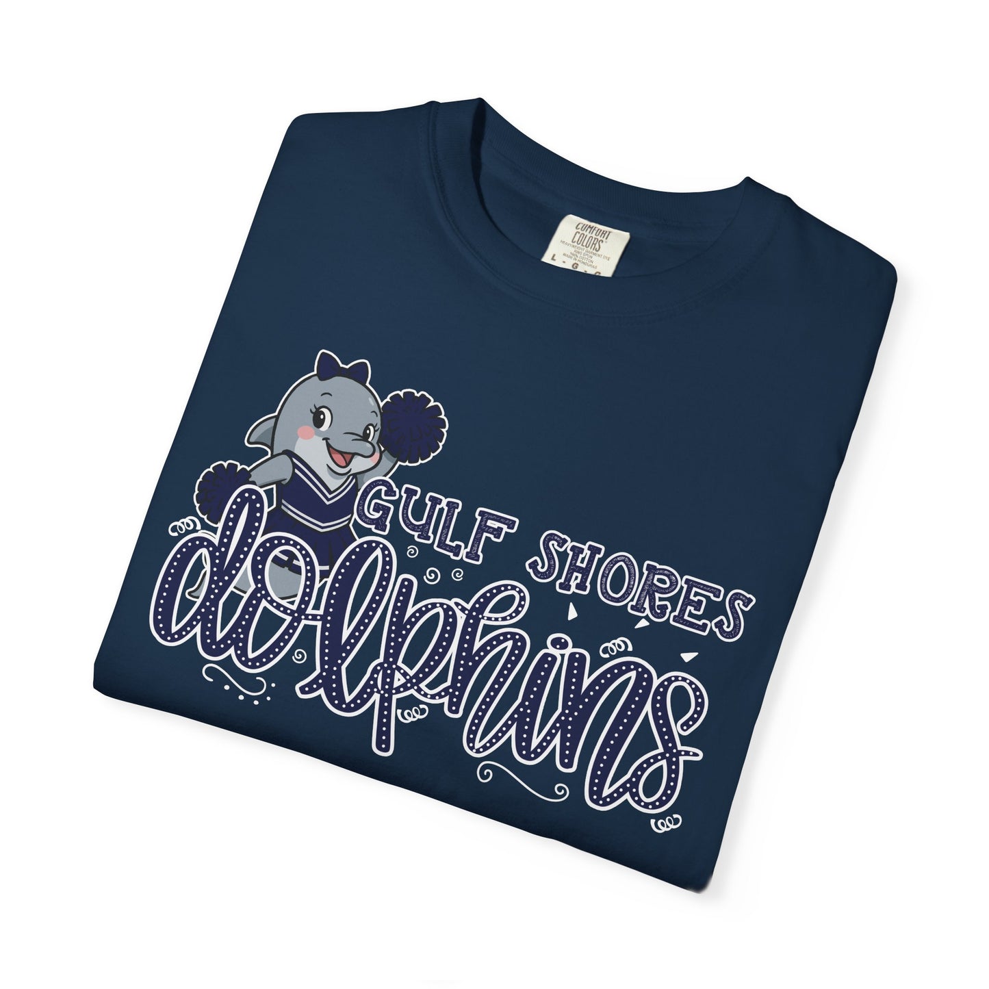 Dolphin Dots on Comfort Colors