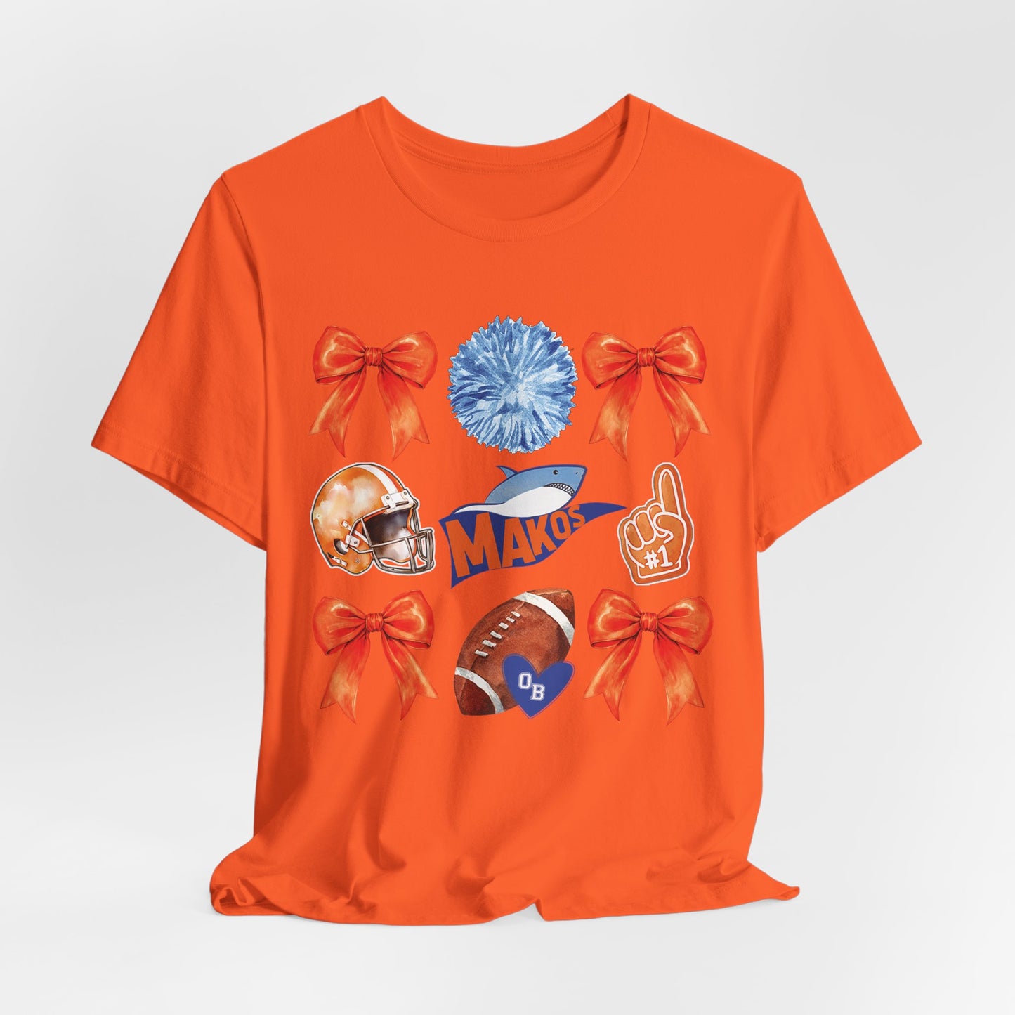 Adult Makos Coquette Football Tee