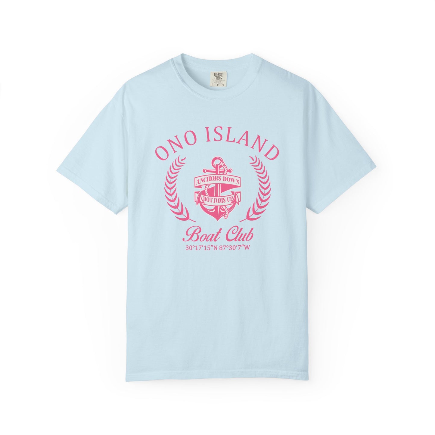Ono Island Pink Boat Club - Comfort Colors