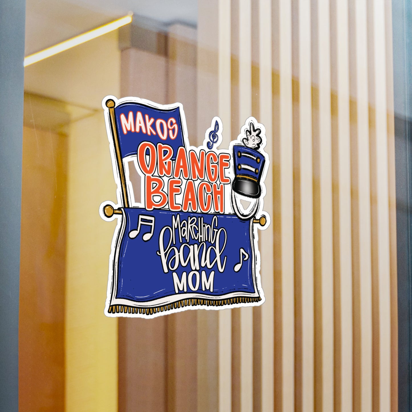 Marching Band Mom Vinyl Decals