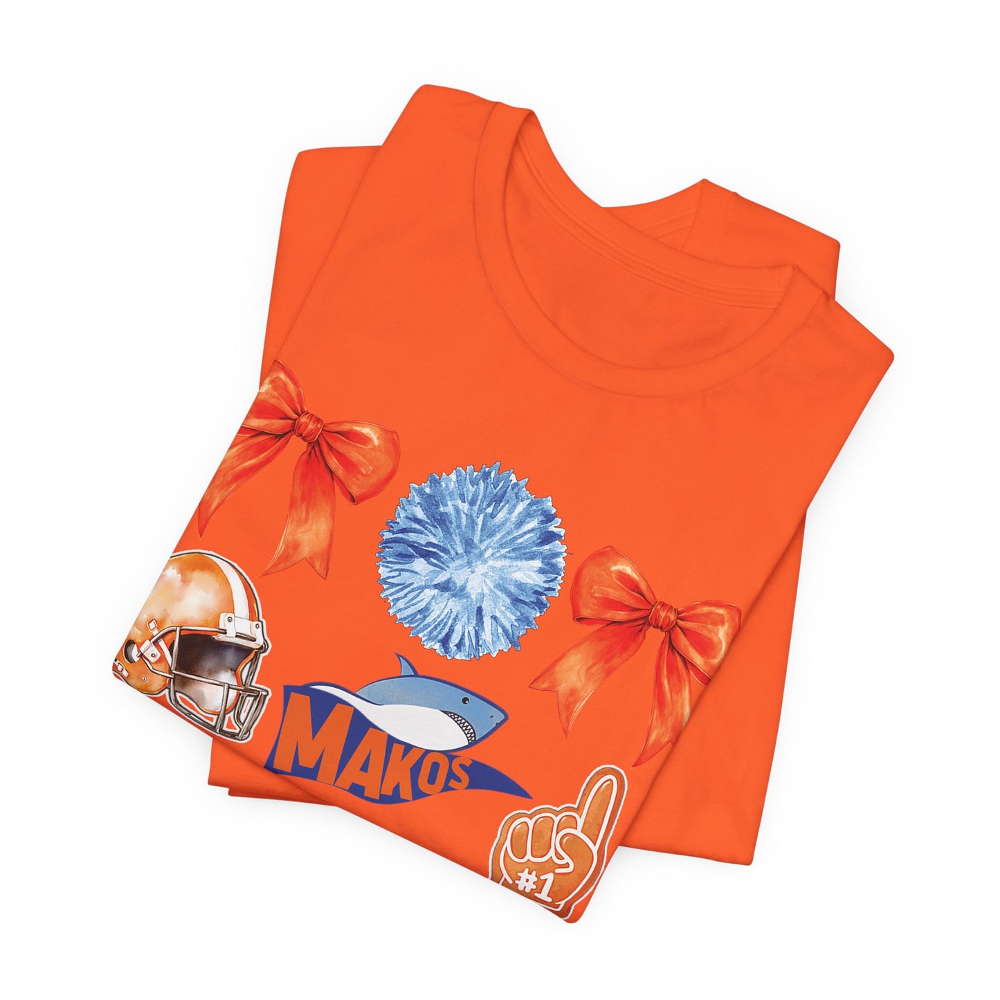 Adult Makos Coquette Football Tee