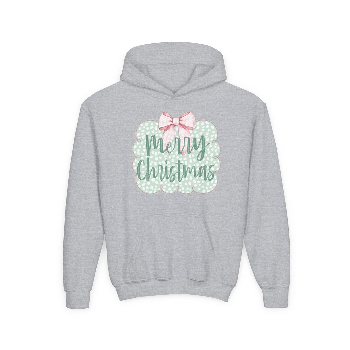 Merry Christmas Youth Hoodie - Gildan