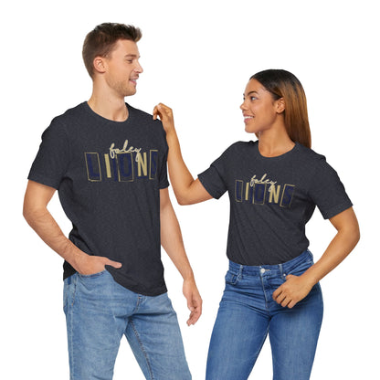 Lions Blocky Spirit Tee - Bella Canvas