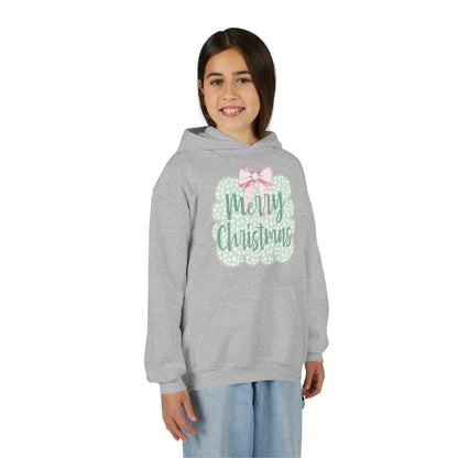 Merry Christmas Youth Hoodie - Gildan