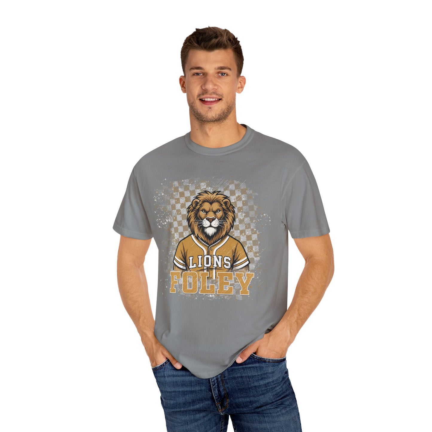 Foley Lions Grunge T-shirt - Comfort Colors