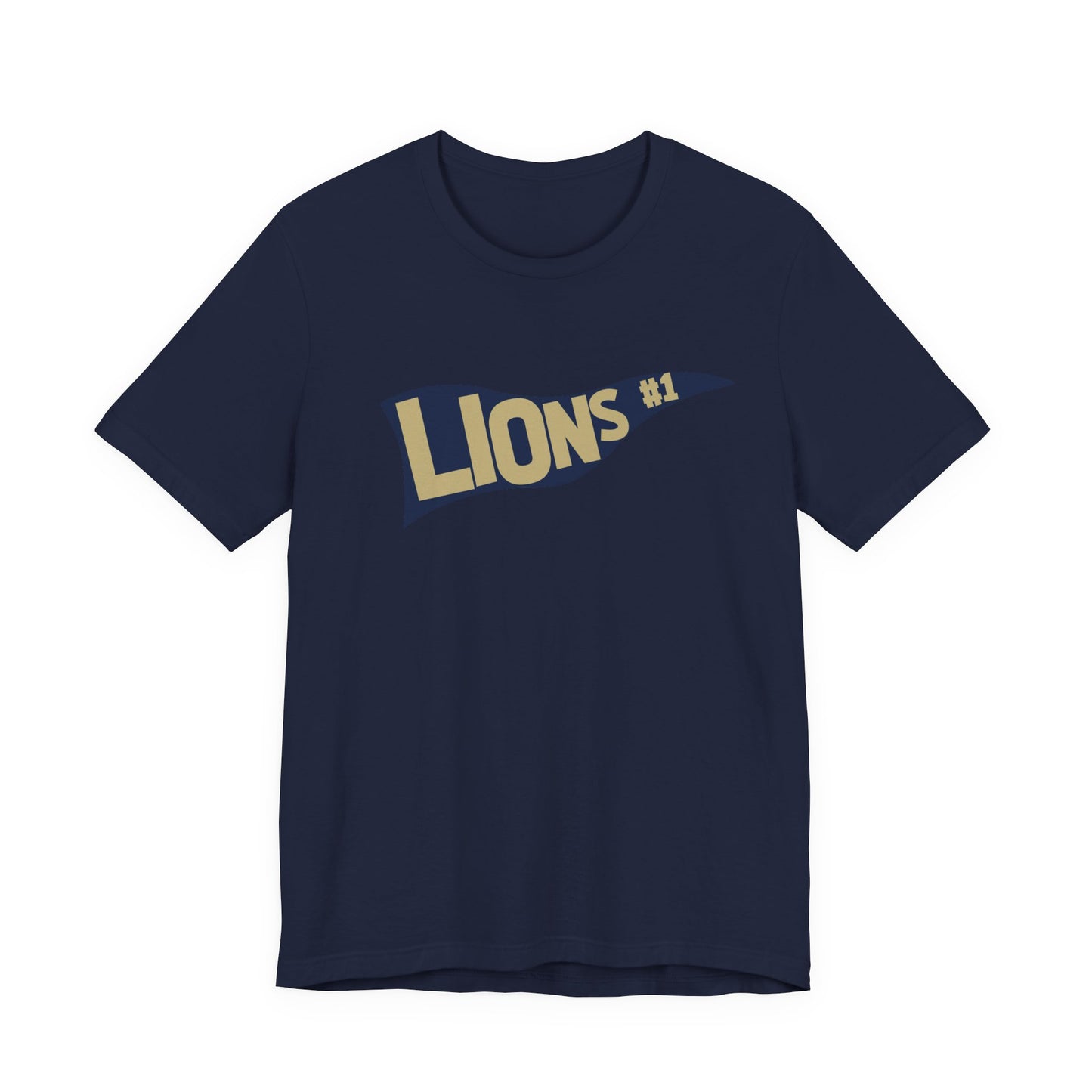 Adult #1 Lions Unisex Jersey Tee - Bella Canvas