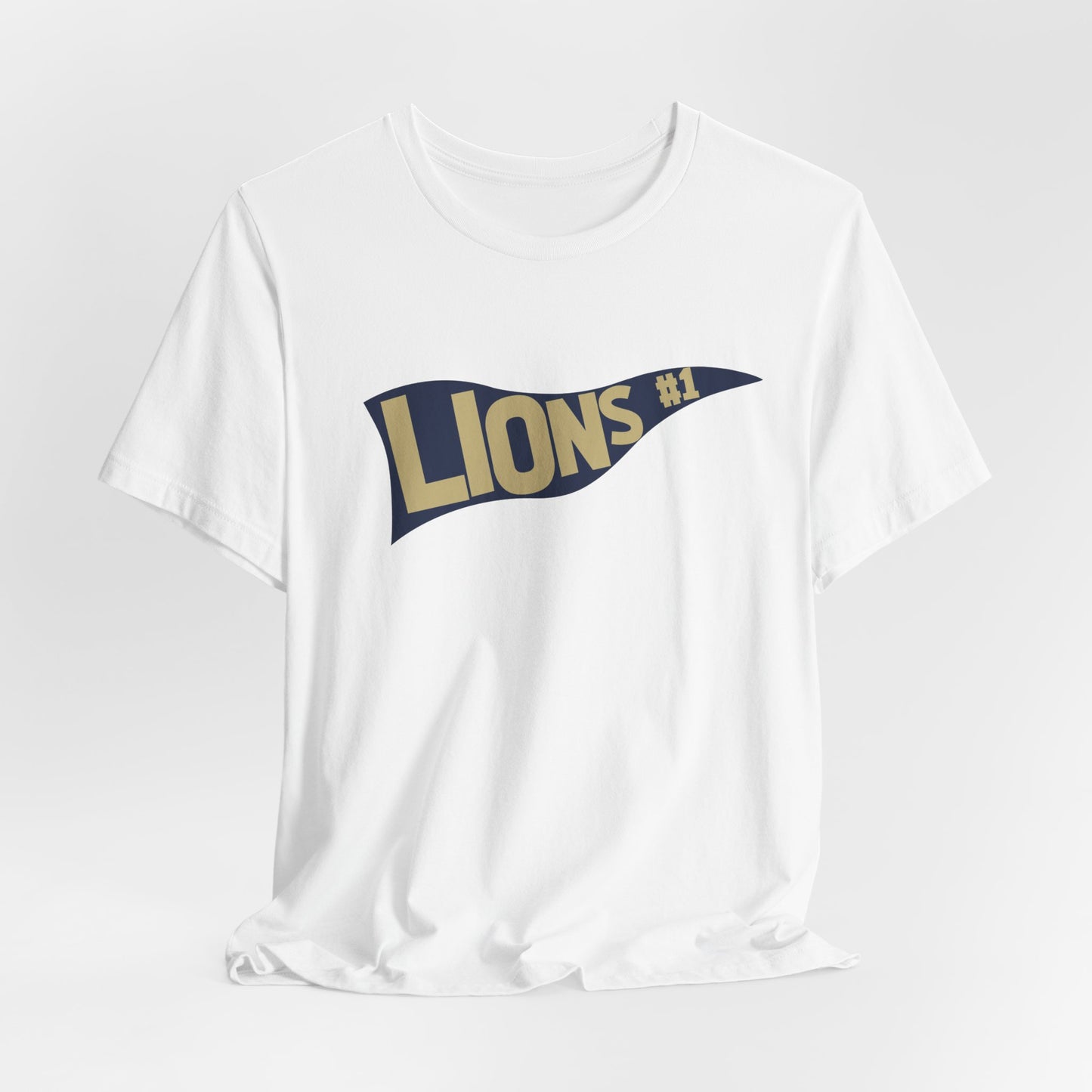 Adult #1 Lions Unisex Jersey Tee - Bella Canvas