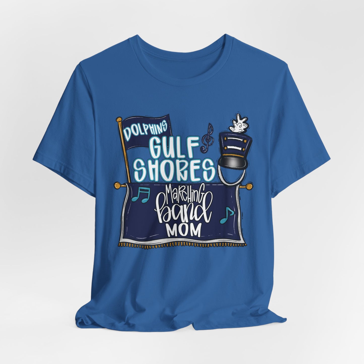 Adult Gulf Shores Band Mom Tee - Bella Canvas