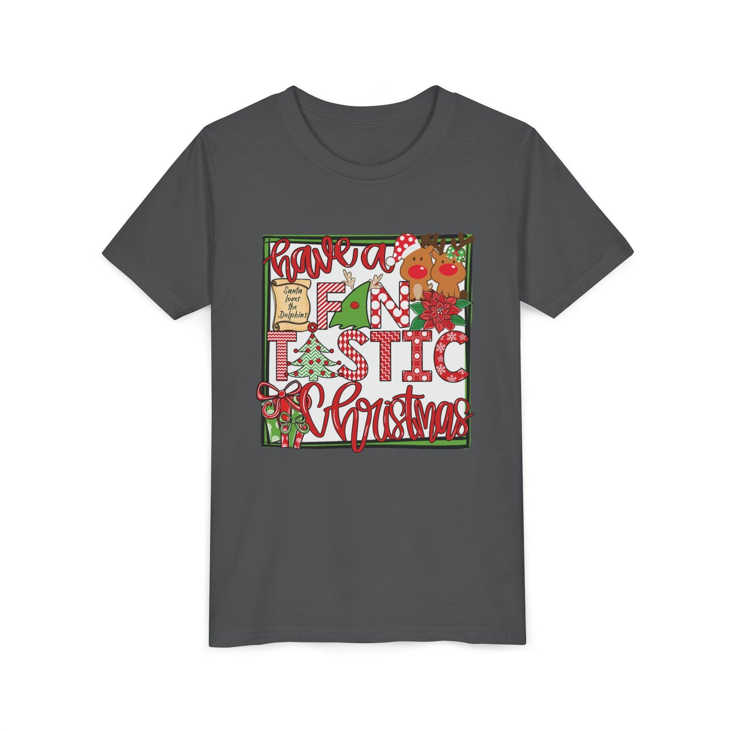 Dolphins Fintastic Tee - Bella Canvas