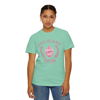 Ono Island Pink Boat Club - Comfort Colors