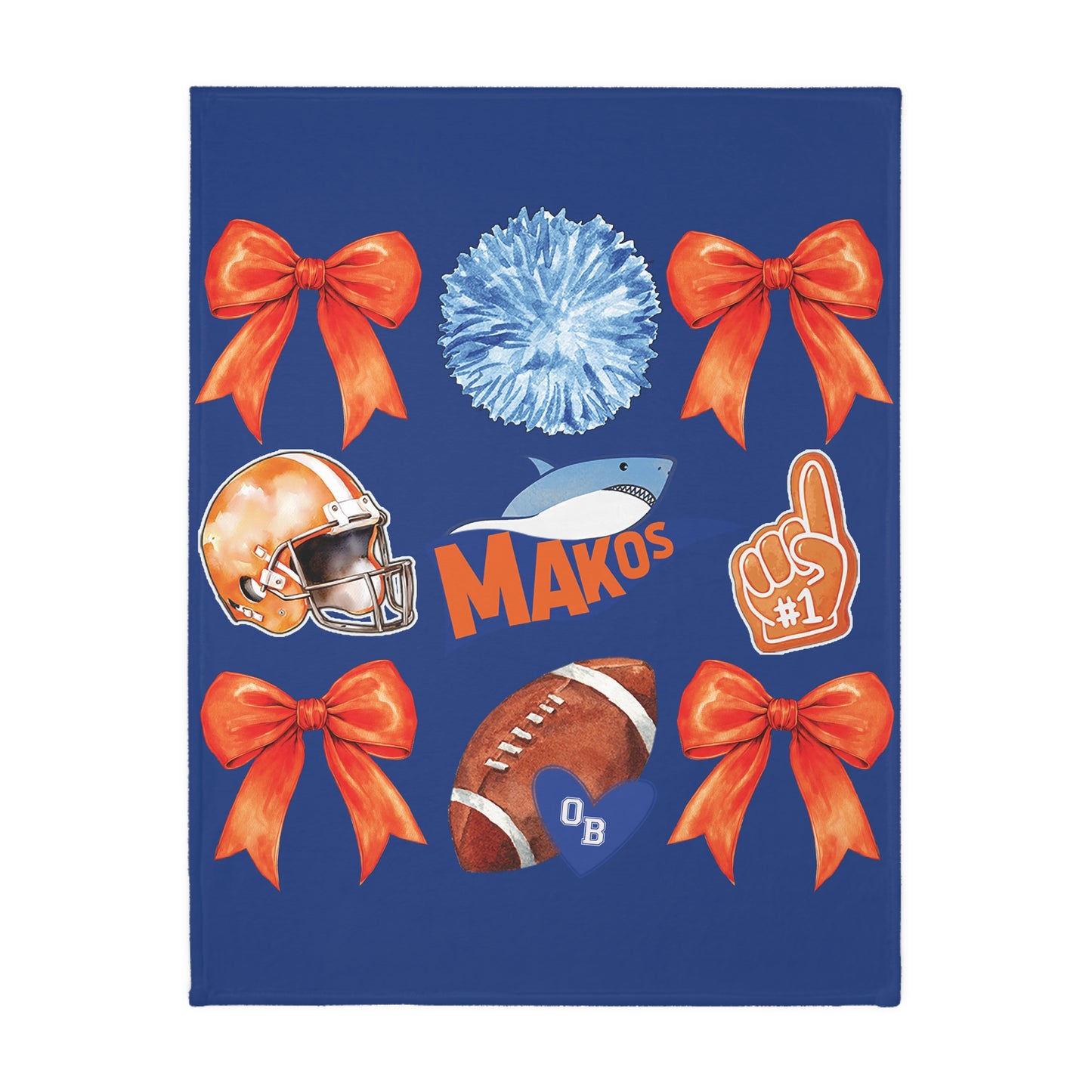 Makos Football Spirit 2 Sided Throw