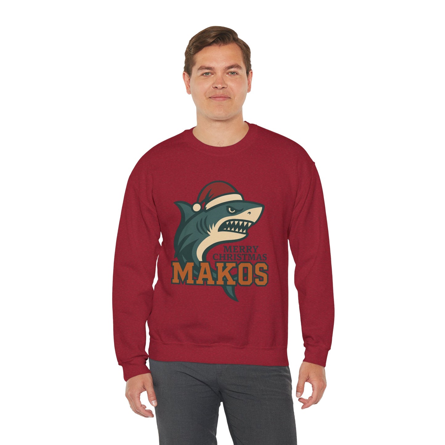 Merry Christmas Makos Sweatshirt — Gildan