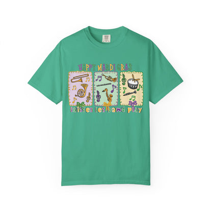 Happy Mardi Gras Jazz T-Shirt — Let the Good Times Roll Shirt