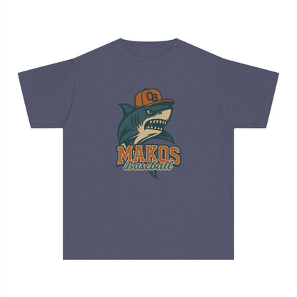 Makos Youth Baseball Tee - Comfort Colors