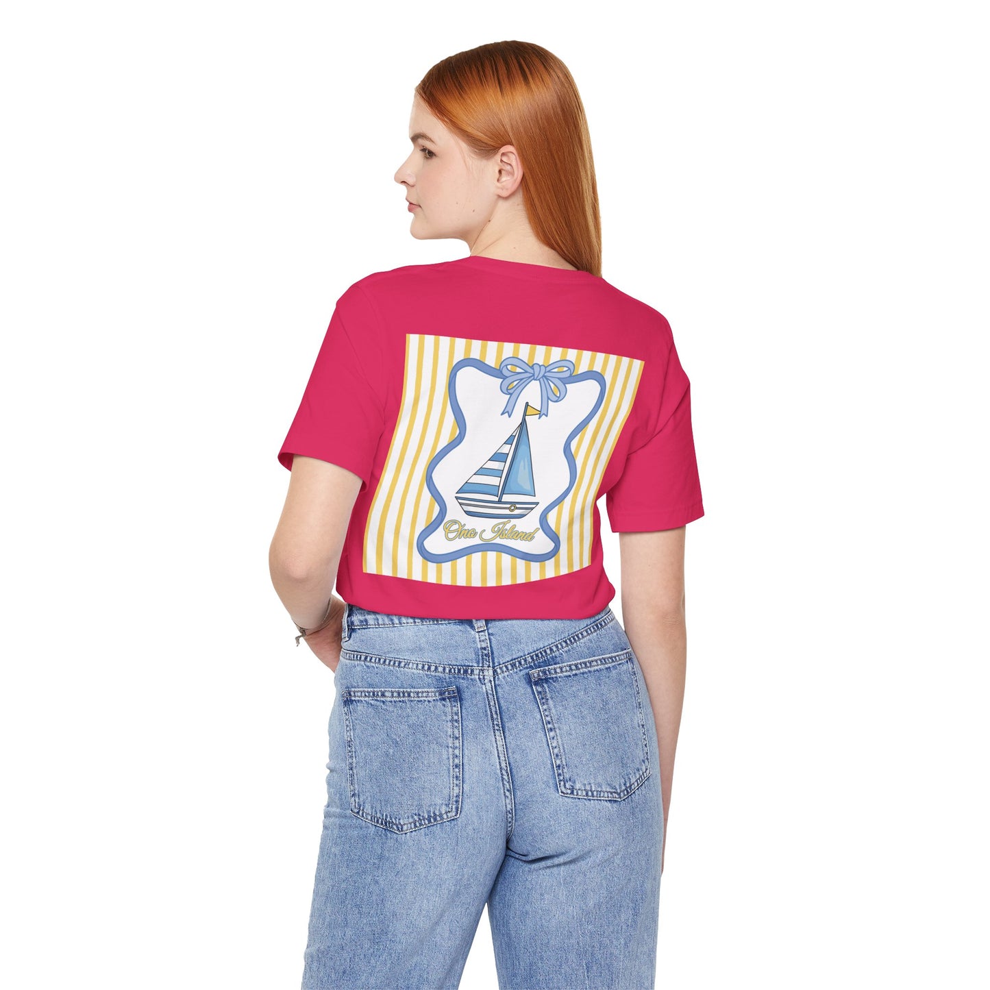 Adult Coquette Sailboat Tee - Bella Canvas