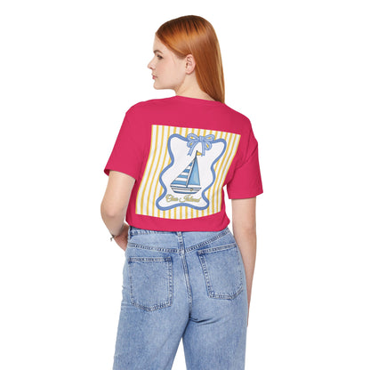 Adult Coquette Sailboat Tee - Bella Canvas