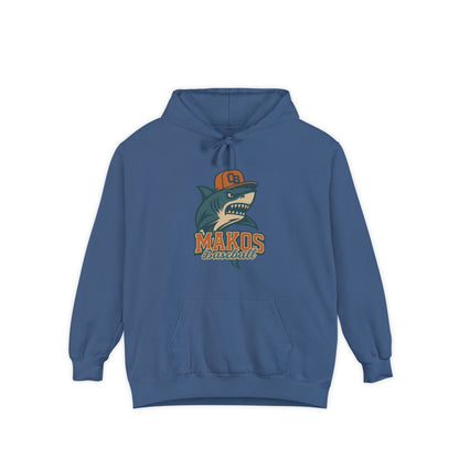 Adult Makos Retro Baseball Hoodie - Comfort Colors