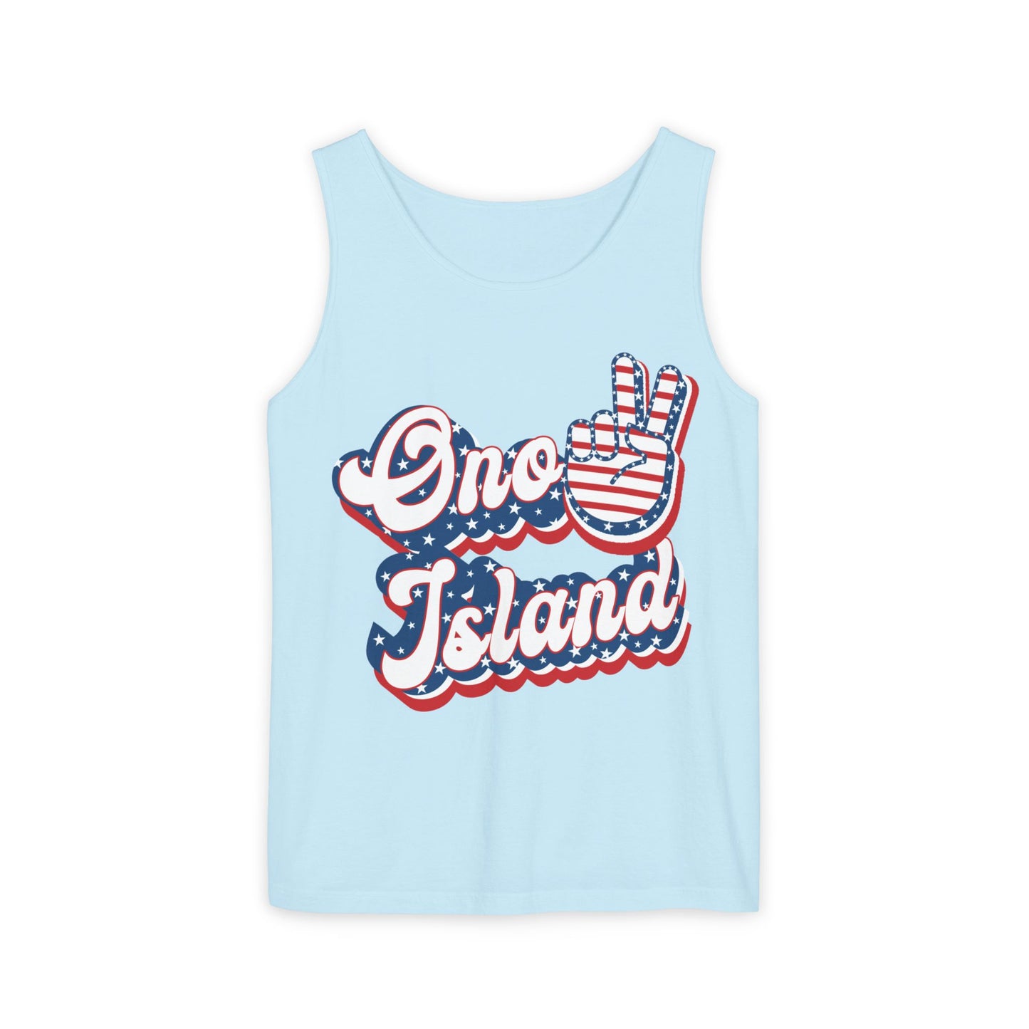 Ono Island Peace Tank Top - Unisex Comfort Colors