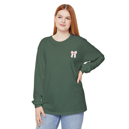 Holly Jolly Long Sleeve Tee - Comfort Colors
