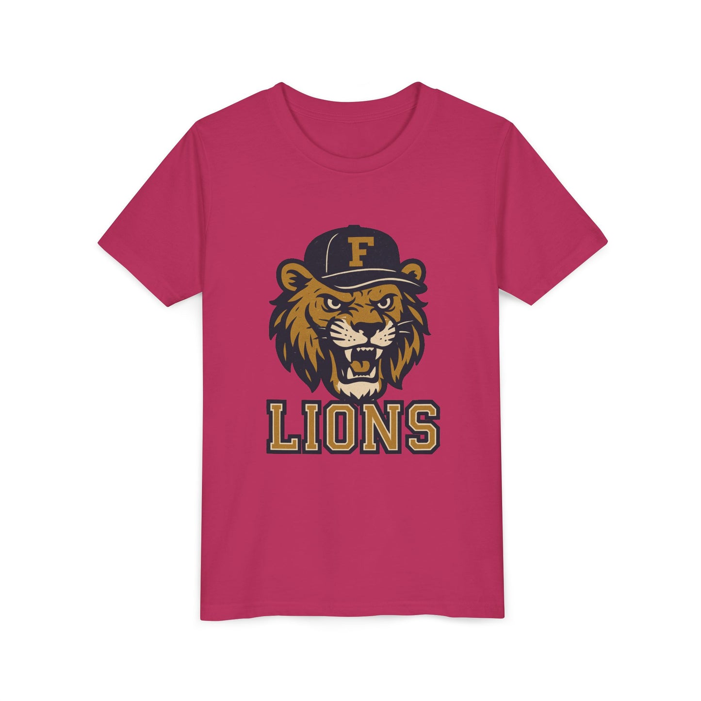 Youth Retro Roaring Lions Tee - Bella Canvas