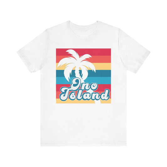 ADULT ONO ISLAND PALM GRID TSHIRT