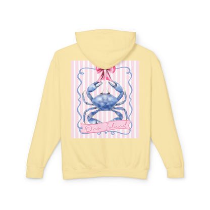 Adult Ono Island Preppy Crab Hoodie Comfort Colors