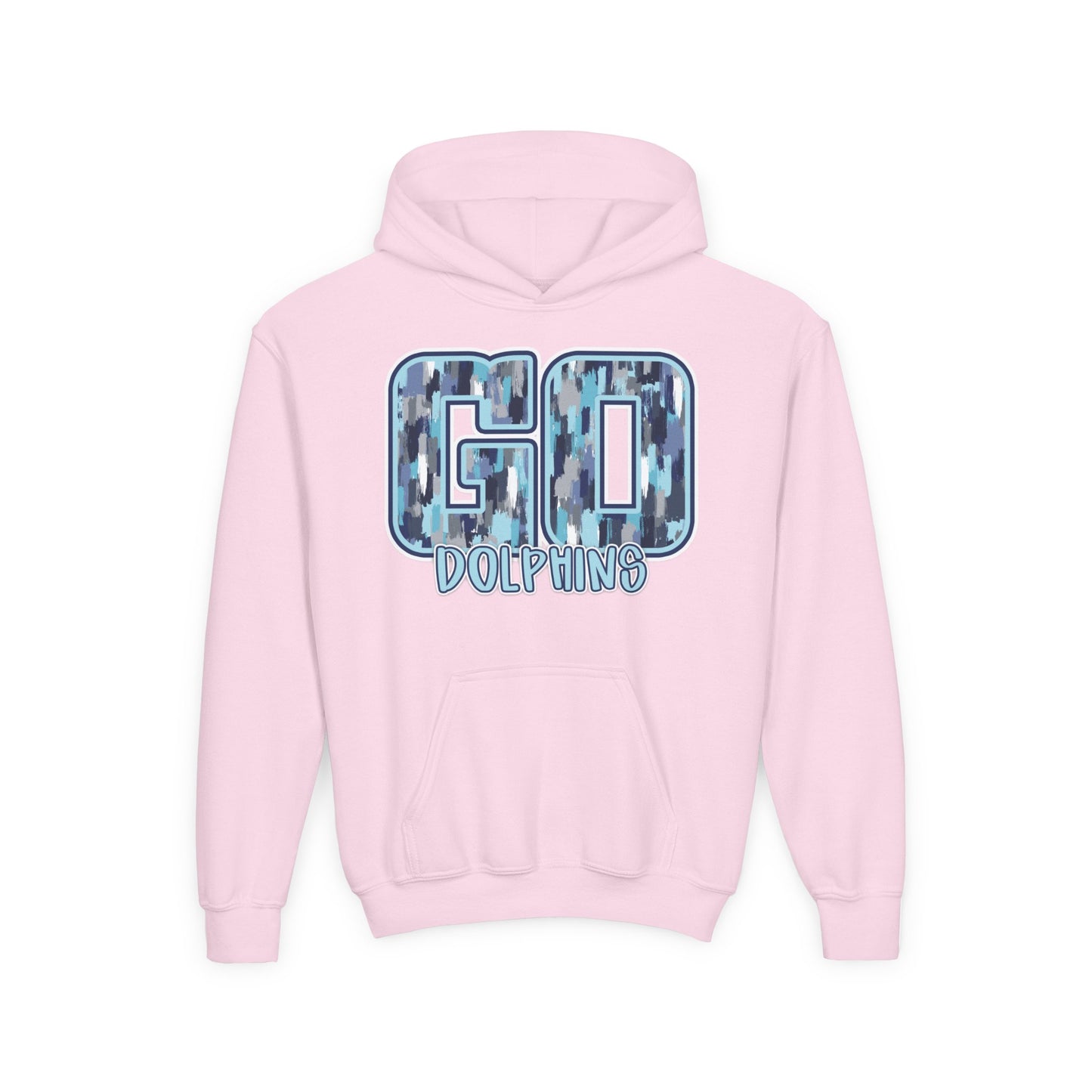 Youth GO Dolphins Hoodie - Gildan