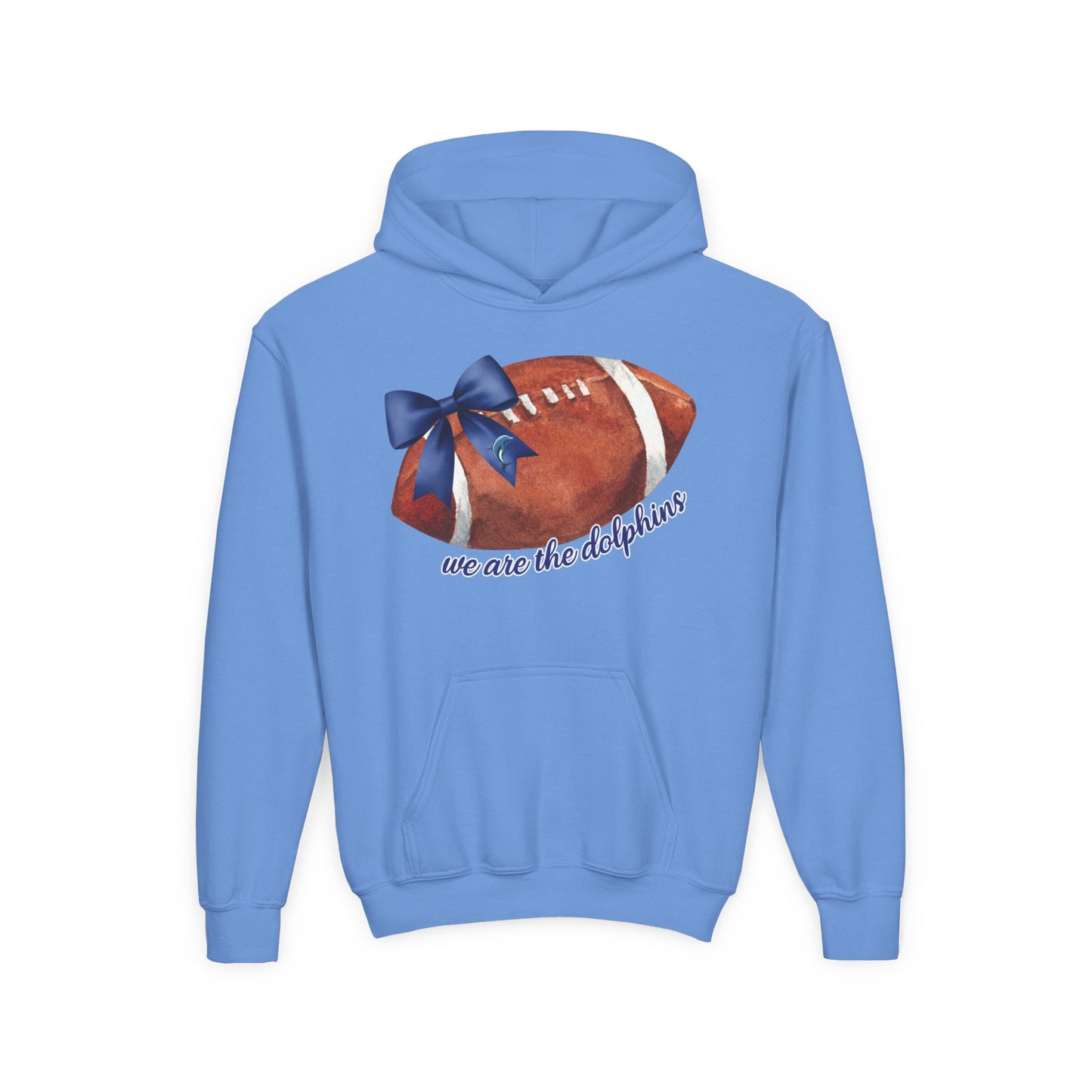 Youth Dolphin Bow We Are the Dolphins Hoodie