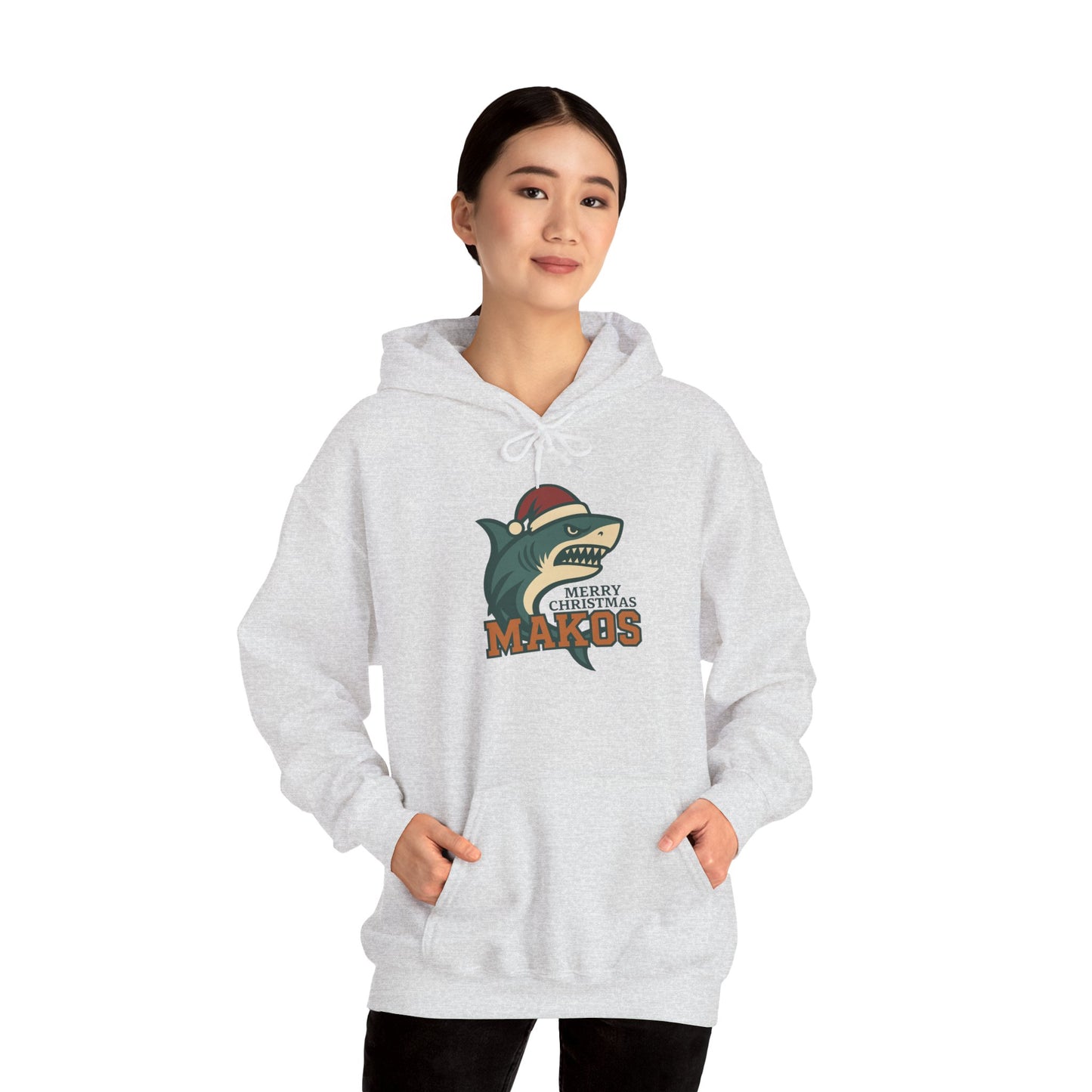 Merry Christmas Makos Hoodie - Gildan