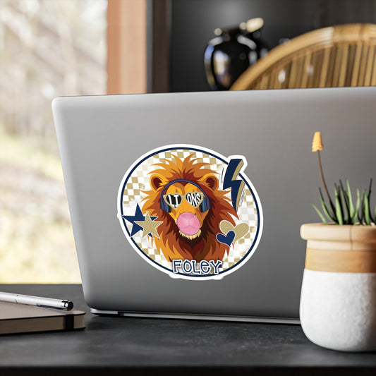 Bubble Poppin Rockin Lion Vinyl Decals