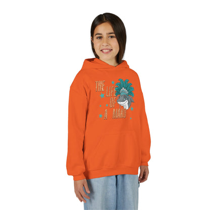 Life of a Mako Faux Glitter Hoodie - Gildan