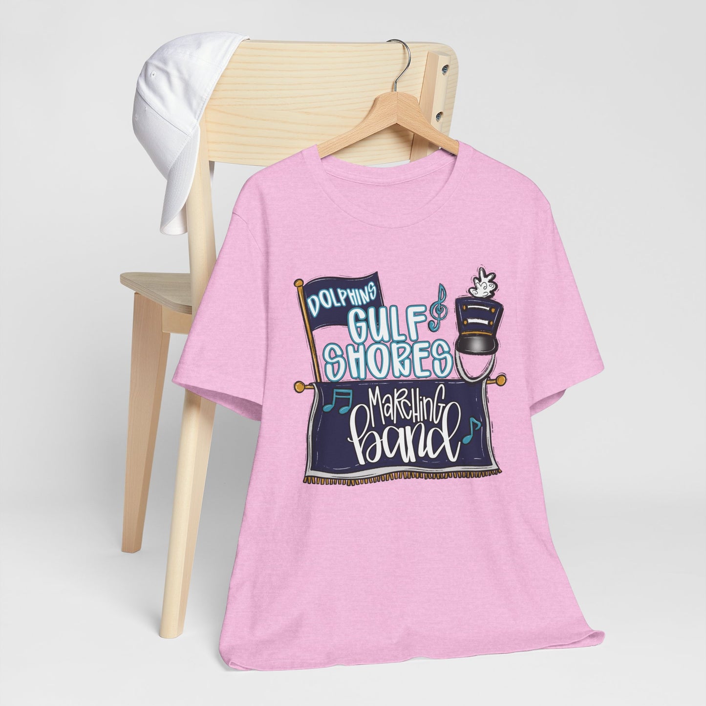 Adult Gulf Shores Band Tee - Bella Canvas