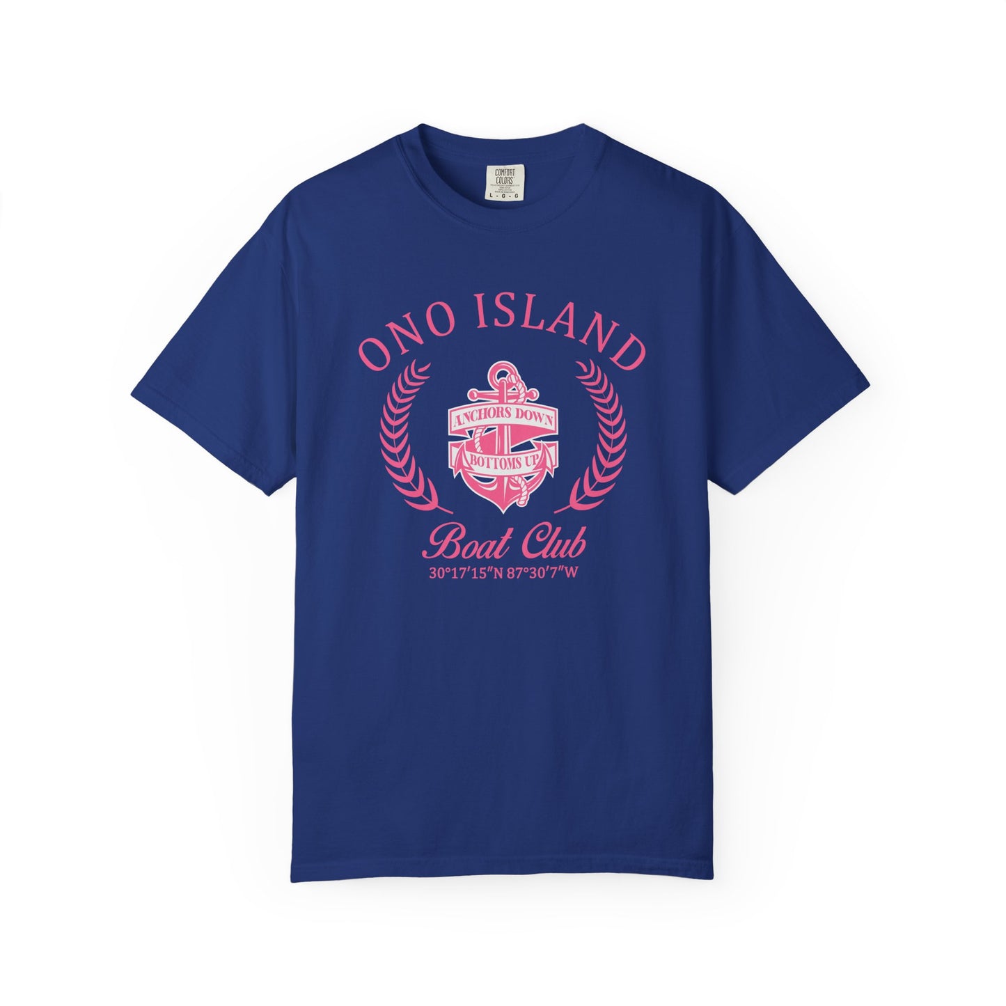 Ono Island Pink Boat Club - Comfort Colors
