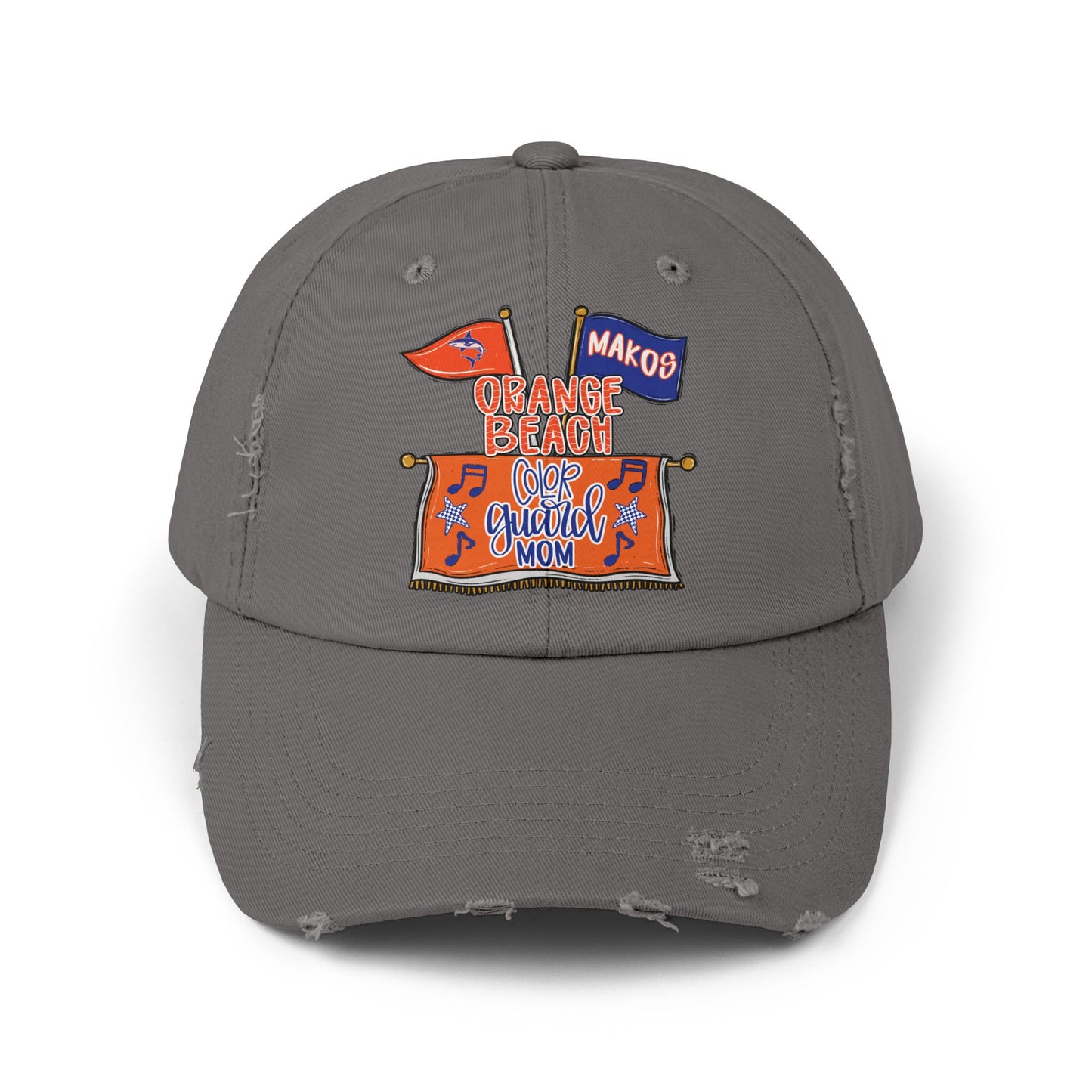 Makos Color Guard Mom Distressed Cap