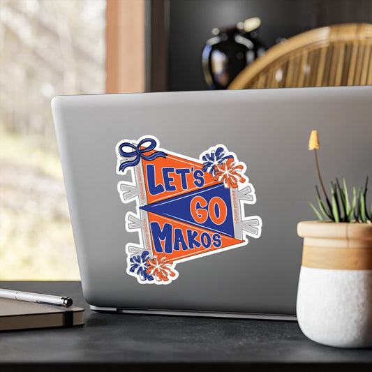 Makos Fun Pennant Vinyl Decals