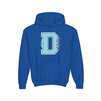 Youth Preppy Checkerboard D Hoodie