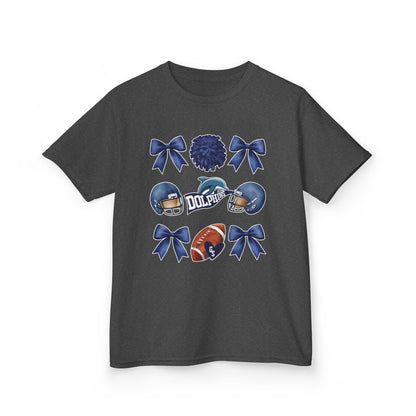 Youth Coquette Dolphins Pennant Tee