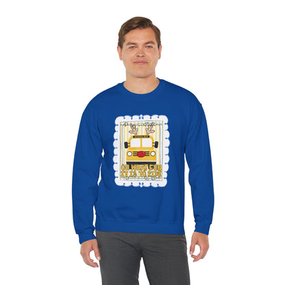Christmas Bus Driver Sweatshirt - Gildan