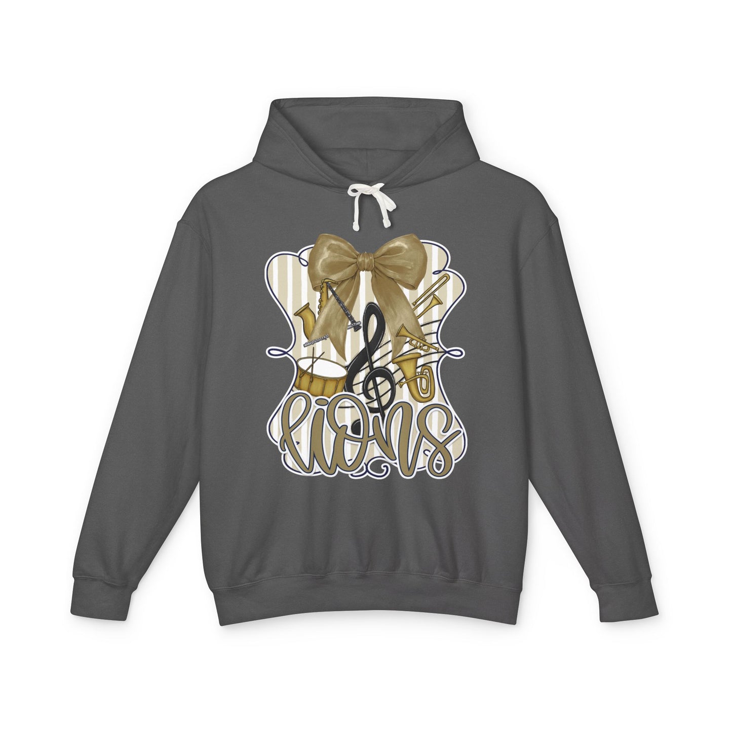 Adult Lions Coquette Band Hoodie - Comfort Colors