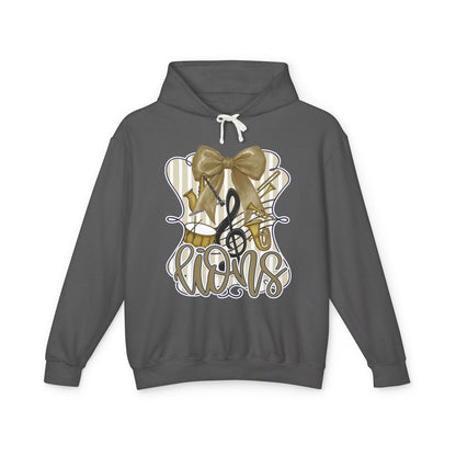 Adult Lions Coquette Band Hoodie - Comfort Colors